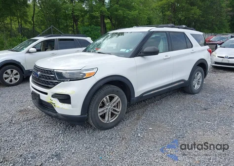 2020 Ford Explorer Xlt z USA, uszkodzony, nr VIN 1FMSK8DH8LGC85216